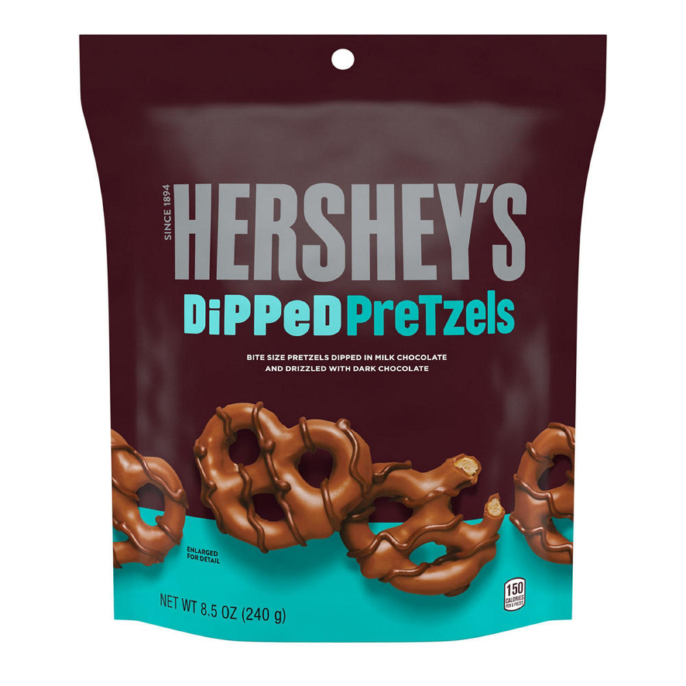 Hershey's Chocolate Dipped Pretzels, 8.5 oz