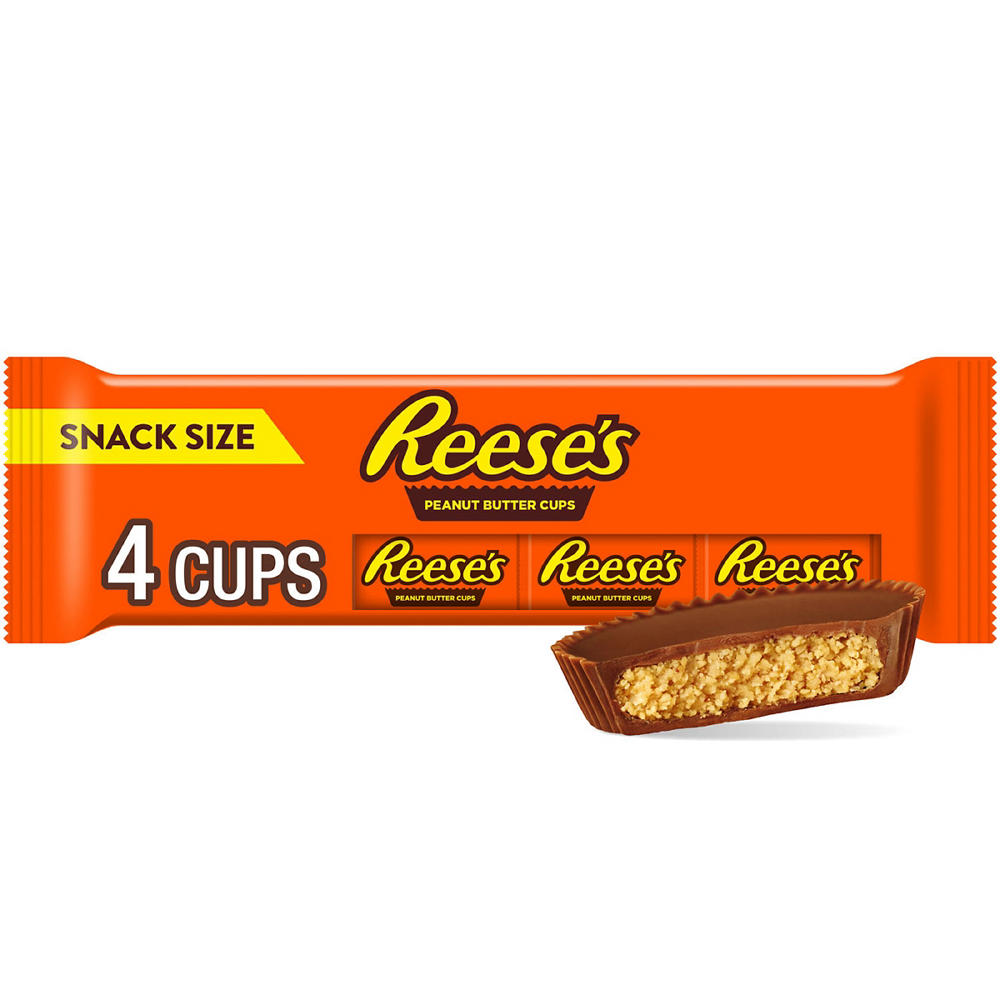 Reese's Milk Chocolate Snack Size Peanut Butter Cups, 4 pk, 0.55 oz