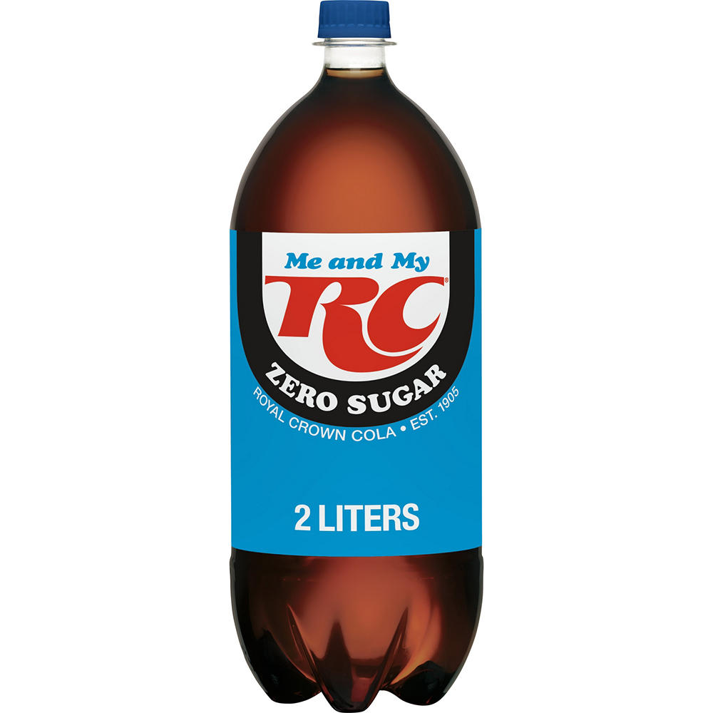RC Cola Zero Sugar Soda, 2 L