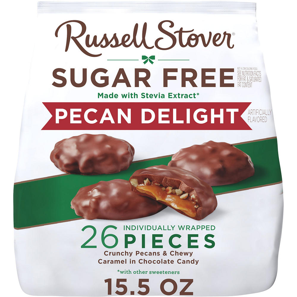 Russell Stover Sugar Free Pecan Delight Chocolate Candy, 15.5 oz