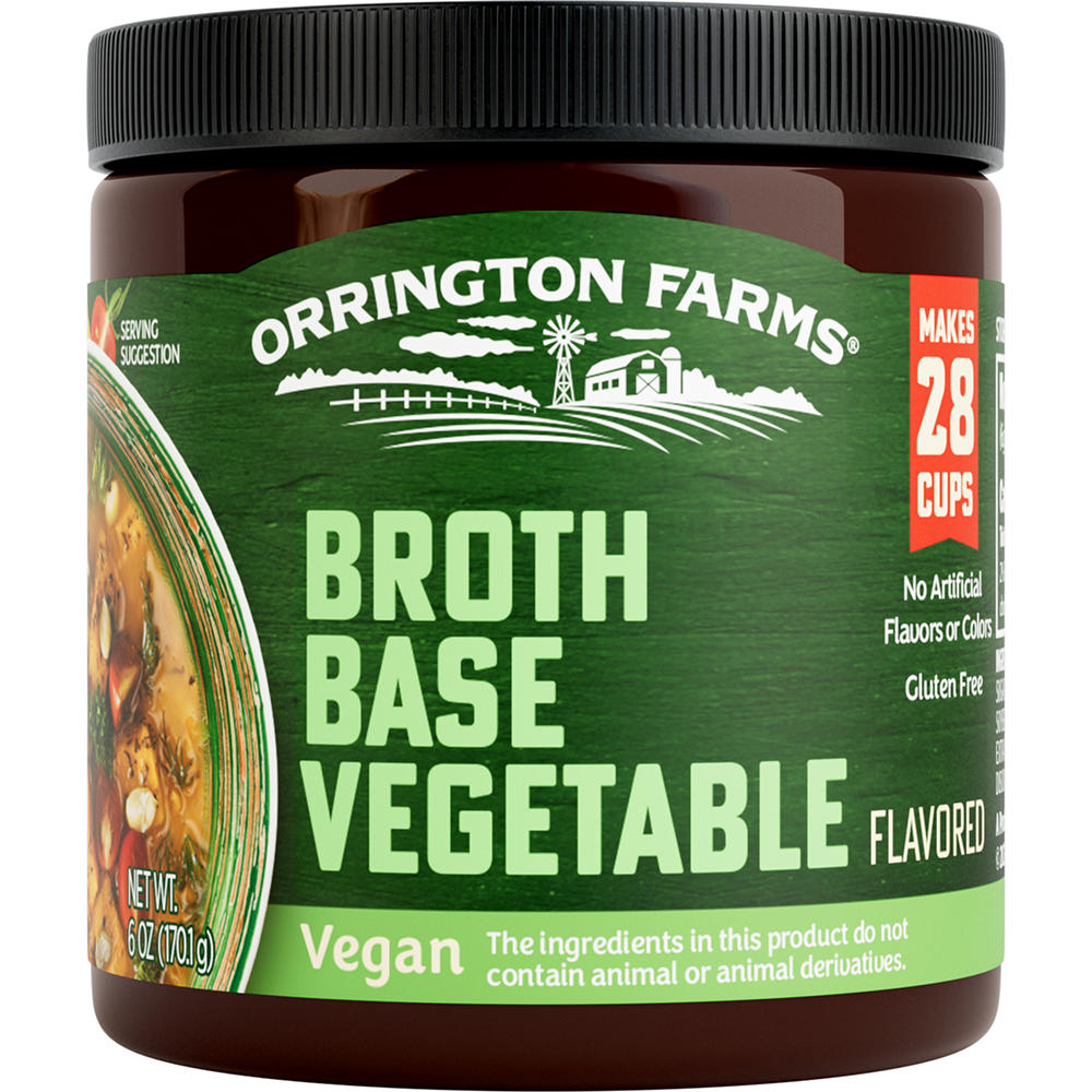 Orrington Farms Vegan Broth Base Vegetable, 6 oz
