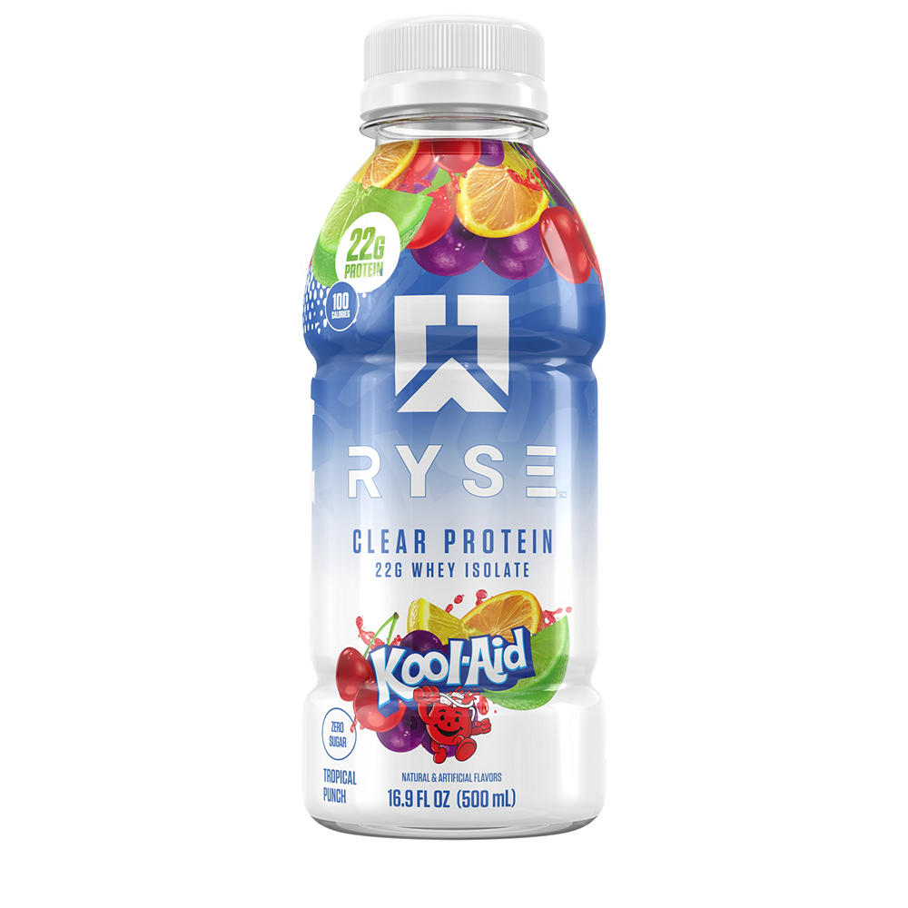 Ryse Clear 22g Protein Drink - Kool-Aid Tropical Punch, 16.9 oz