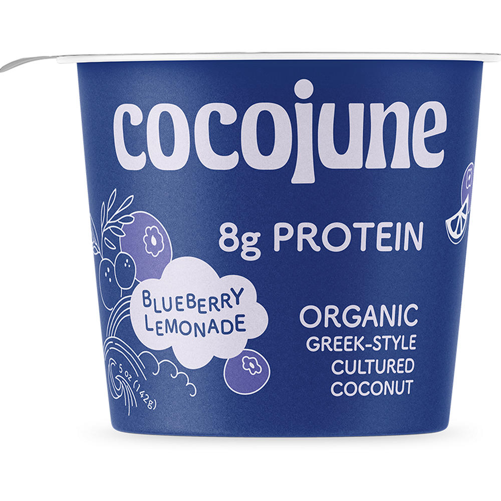 Cocojune 8g Protein Organic Coconut Yogurt - Blueberry Lemonade, 5 oz