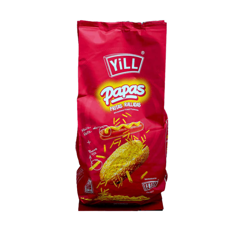 Fritz Yill Papas Fritas Ralladas Shredded Potato Chips, 5.64 oz