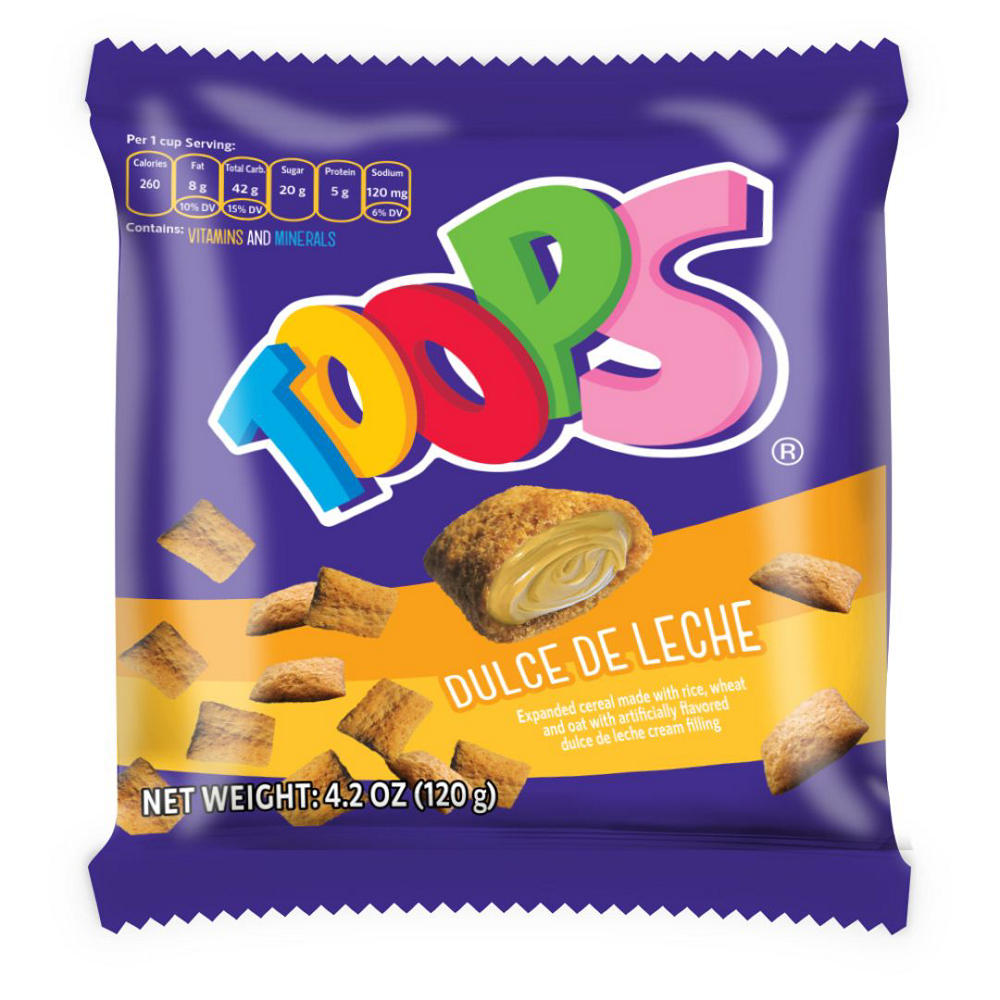 TOOPS Cereal Snack - Dulce de Leche, 4.2 oz