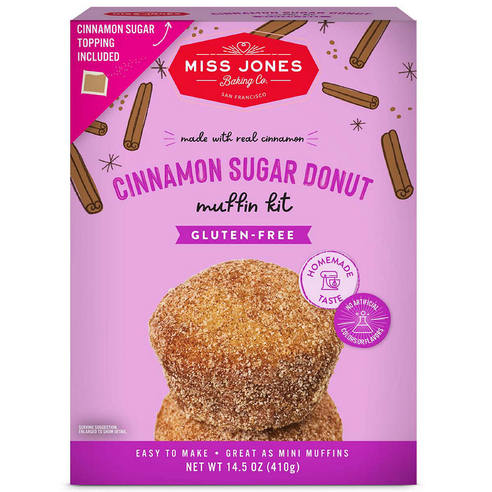Miss Jones Cinnamon Sugar Donut Muffin Kit, 14.5 oz