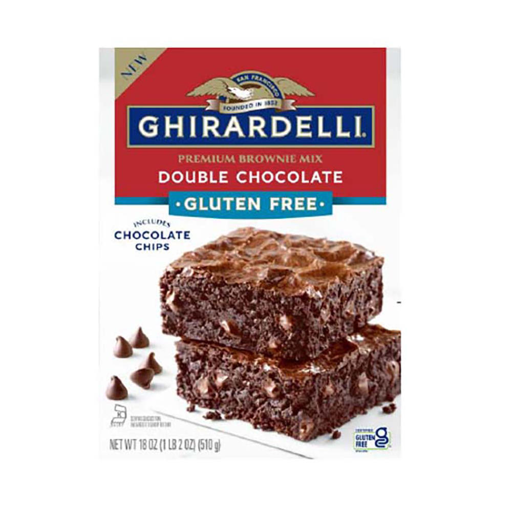 Ghirardelli Gluten Free Double Chocolate Brownie Mix, 18 oz