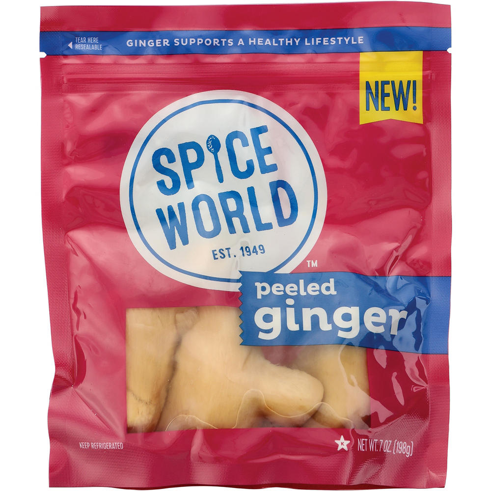Spice World Peeled Ginger, 7 oz