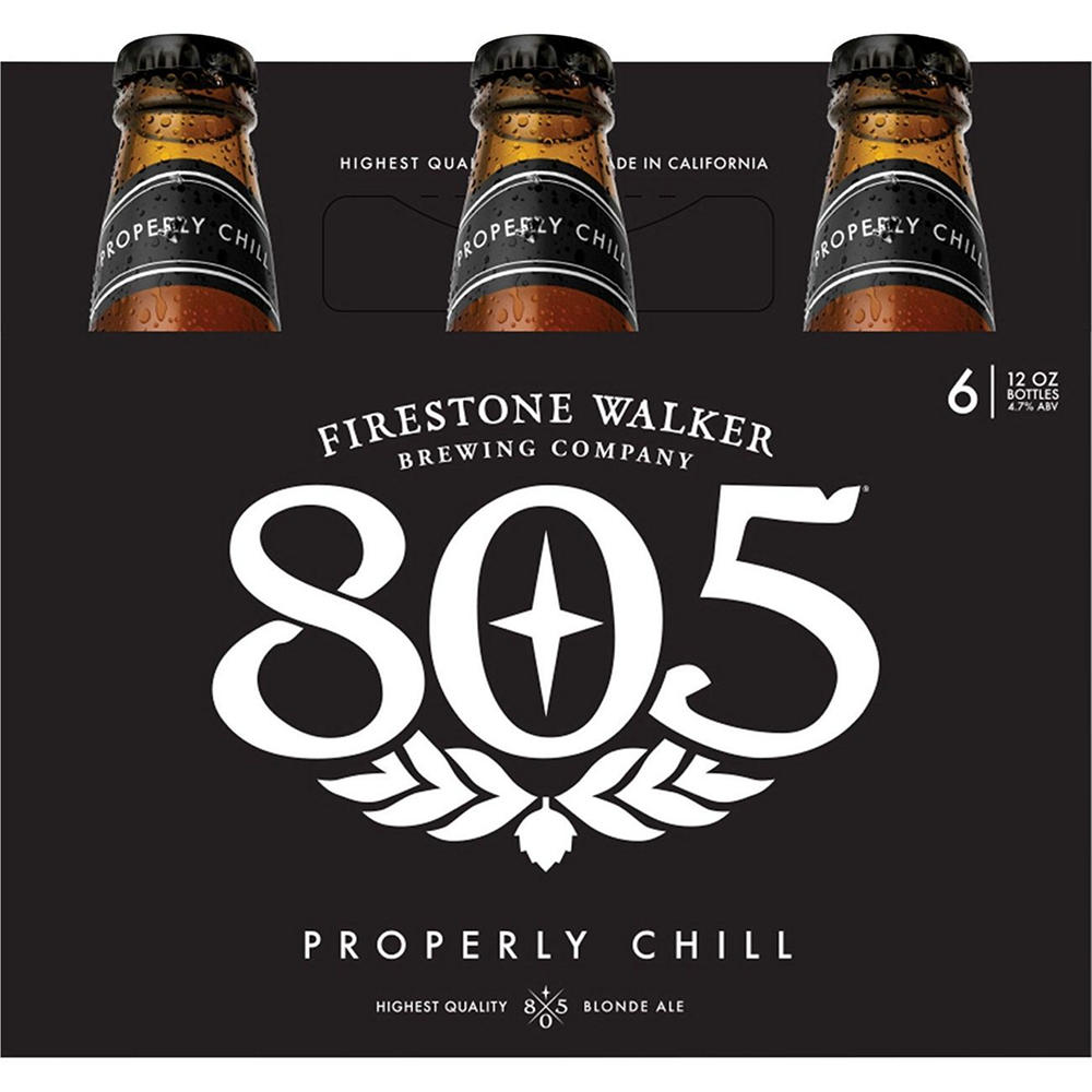 Firestone Walker 805 California Style Blonde Ale Craft Beer 6 pk Bottles, 12 oz