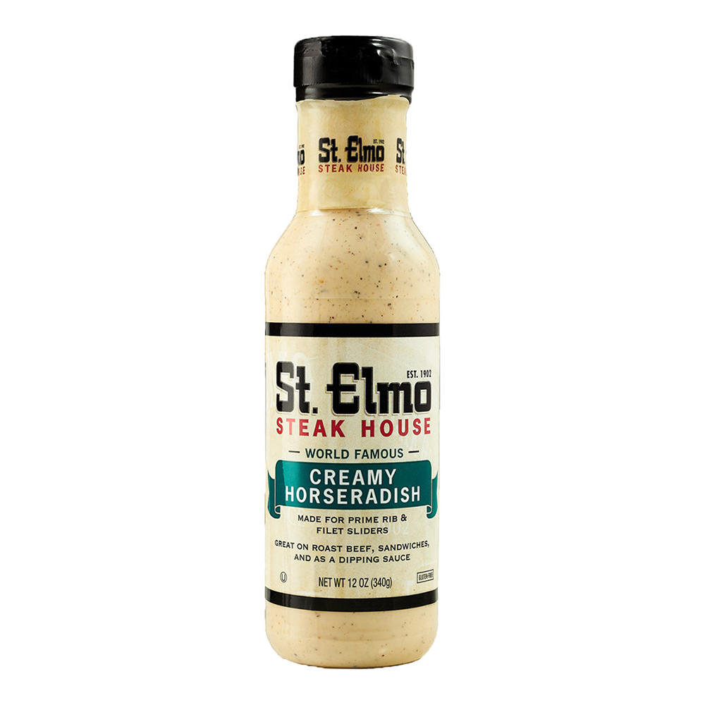 St. Elmo Steak House Creamy Horseradish Sauce, 12 oz