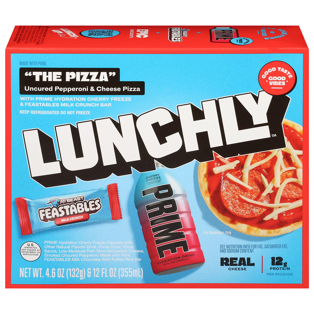 Lunchly "The Pizza" - 12g Protein, 16.6 oz