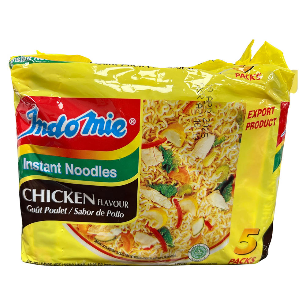 Indomie Instant Ramen Noodle Soup Packs - Chicken, 5 ct