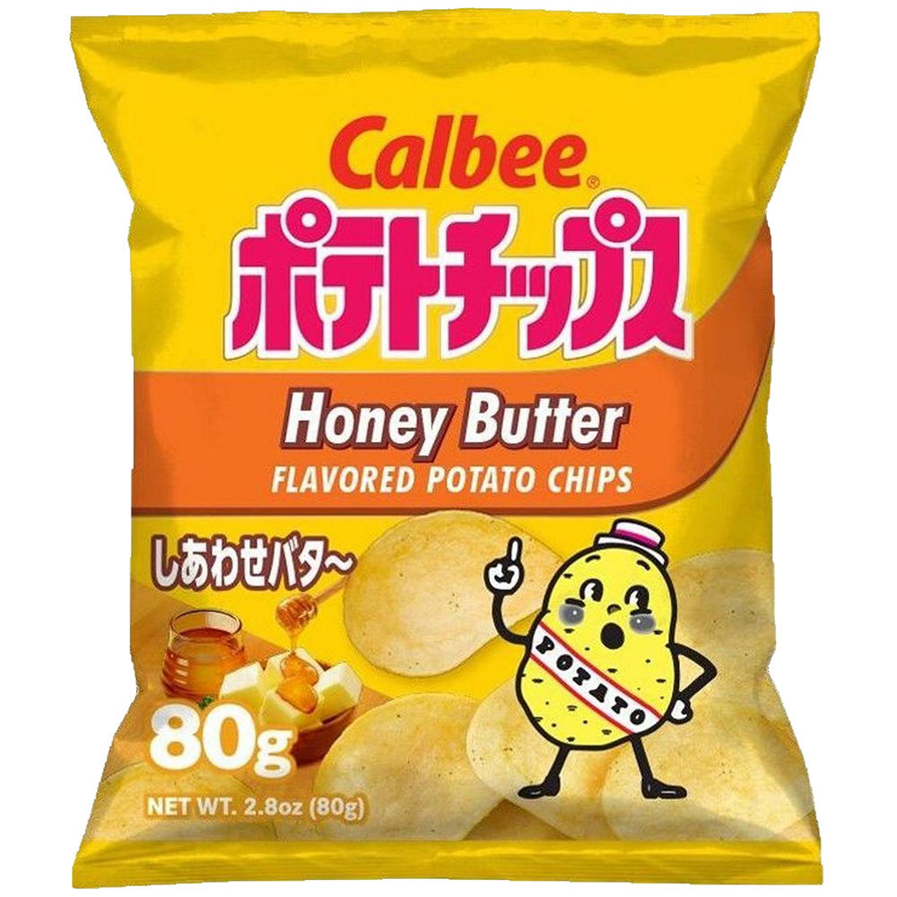 Calbee Honey Butter Potato Chips, 2.8 oz