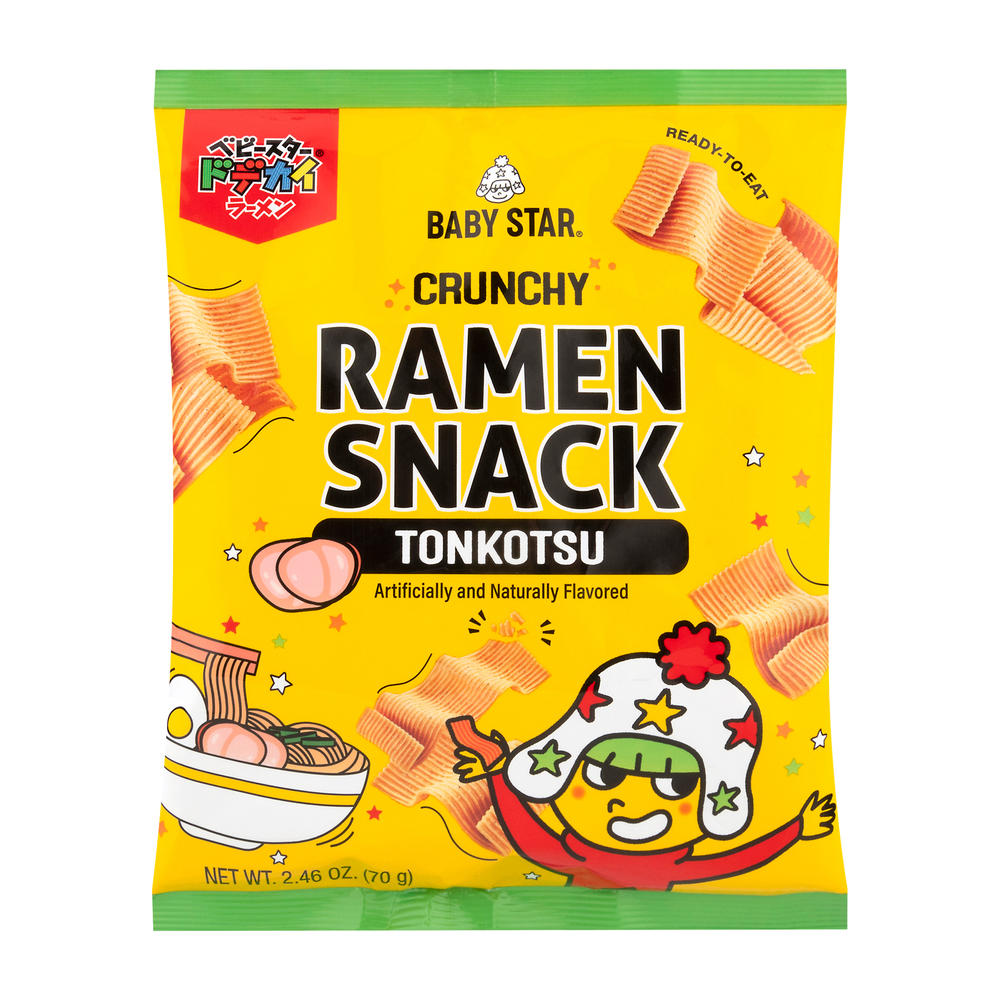 Baby Star Crunchy Ramen Snack - Tonkotsu, 2.46 oz