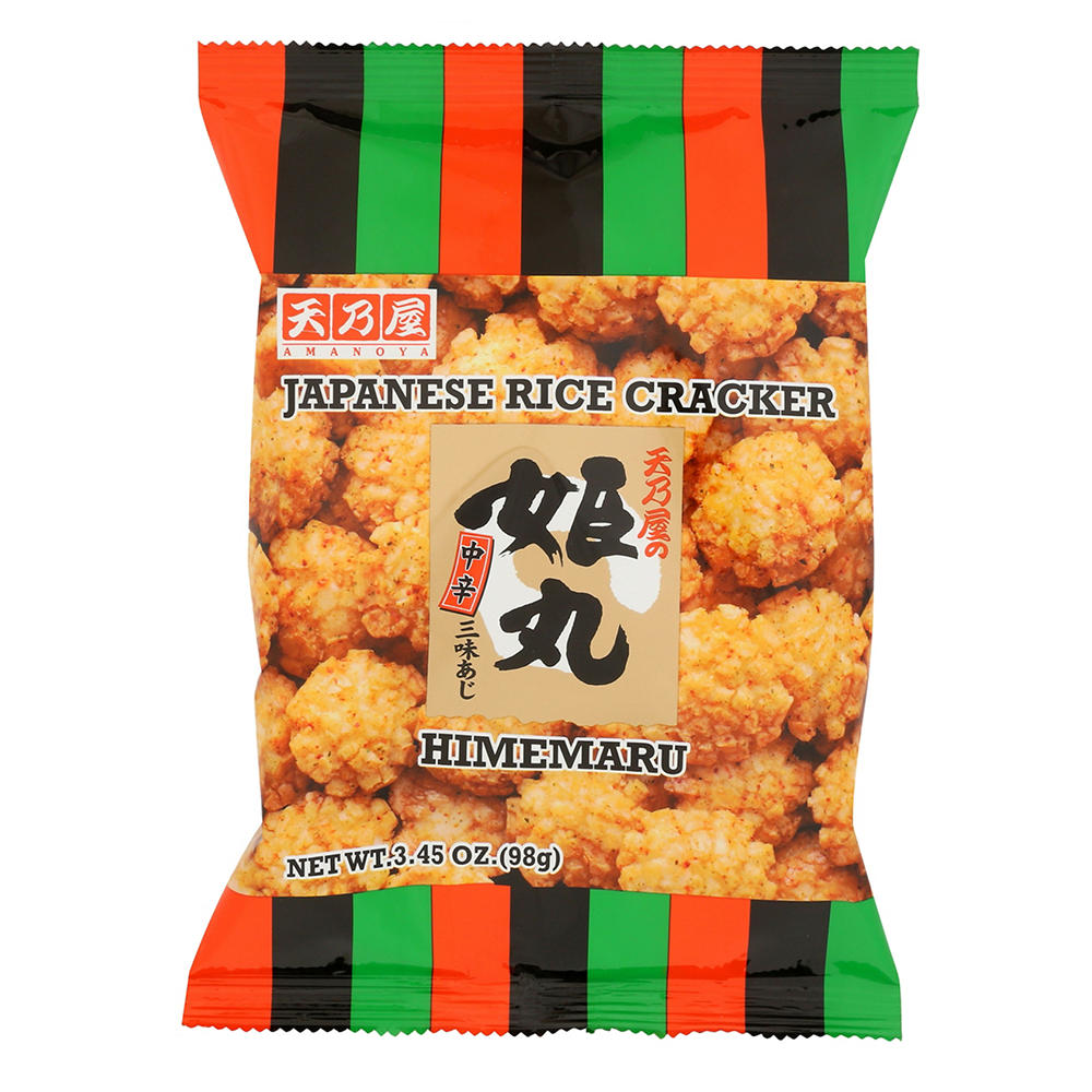 Amanoya Himemaru Japanese Rice Crackers, 3.45 oz