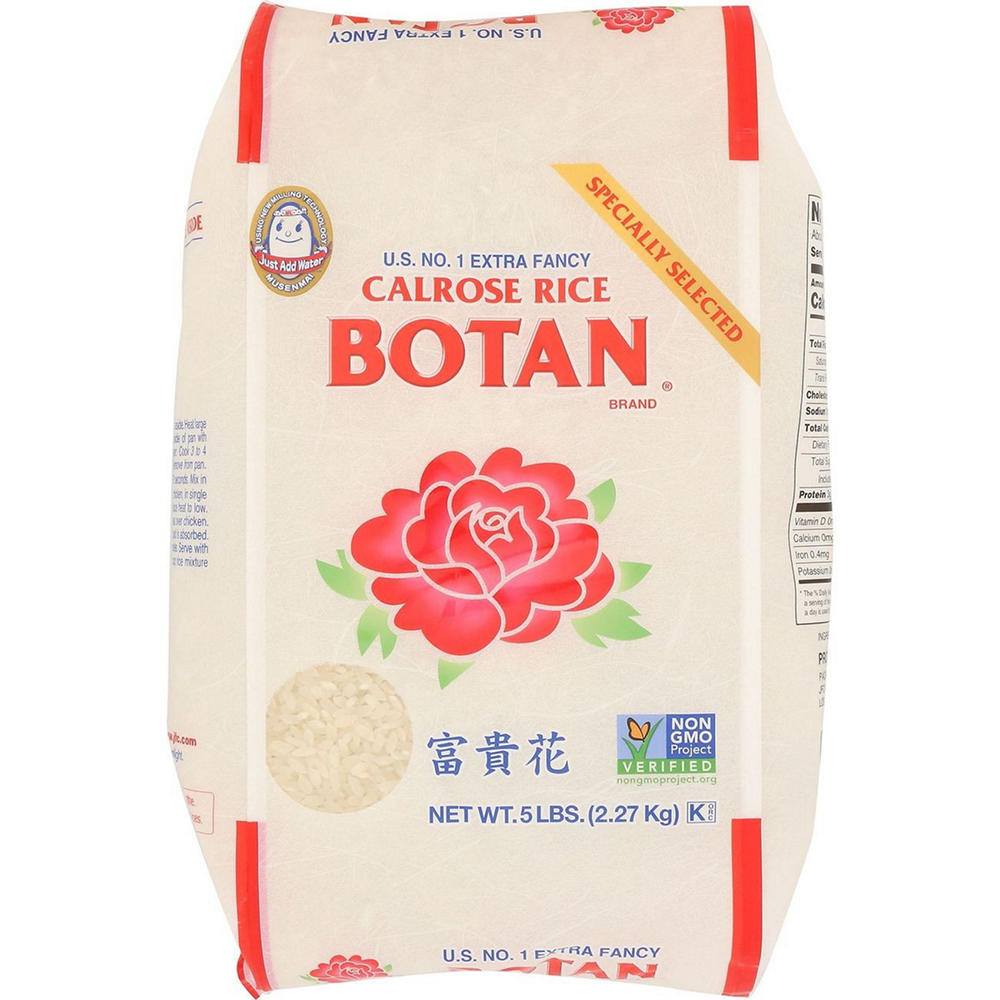 Botan Medium-Grain Calrose Rice, 5 lbs