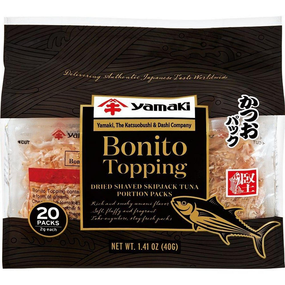 Yamaki Bonito Topping Dried Skipjack Tuna Packs, 20 ct