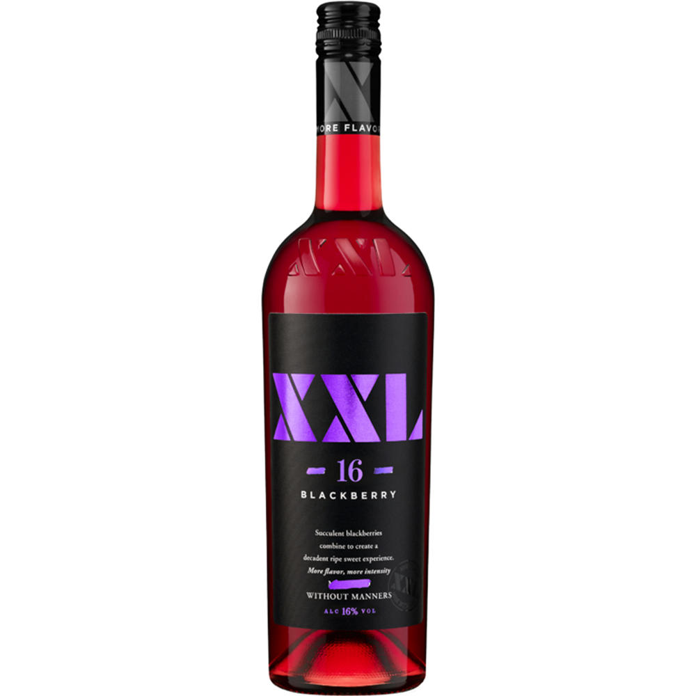 XXL Moscato Blackberry Flavored Wine, 1 L