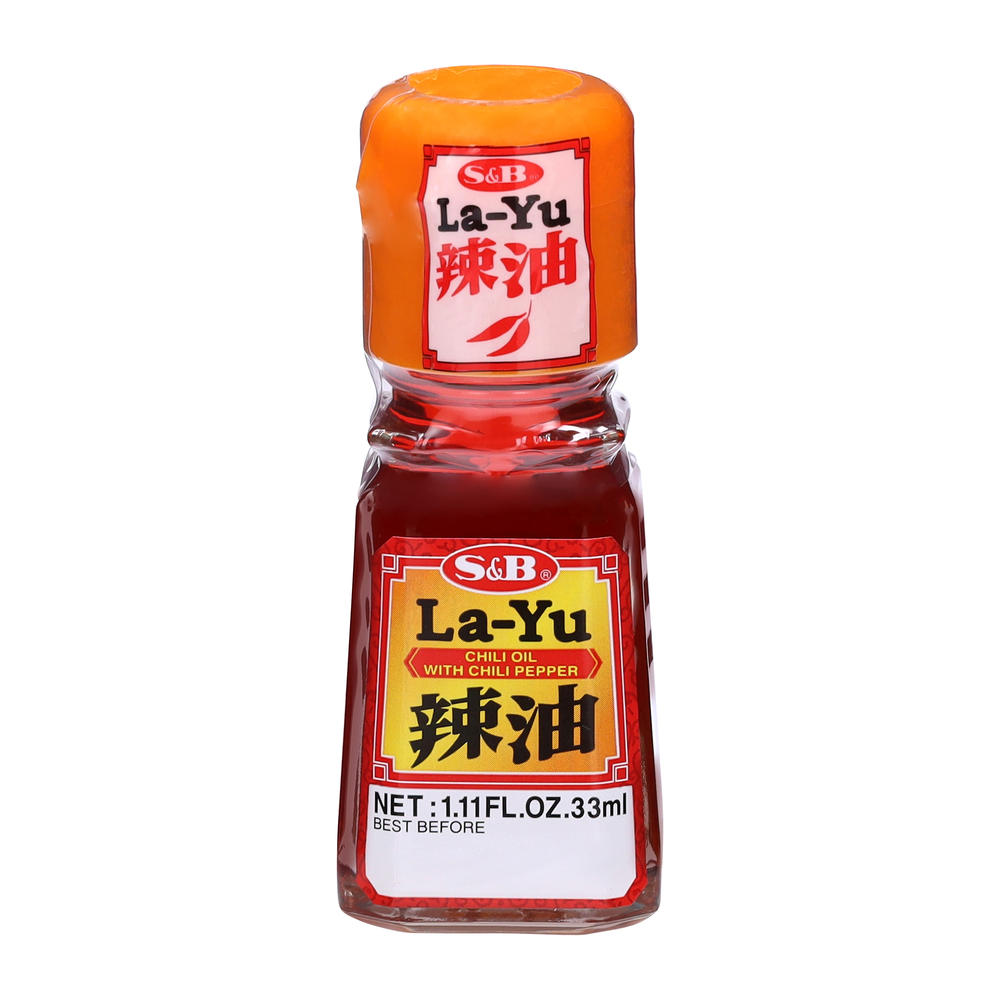 S&B La-Yu Chili Oil, 1.11 oz