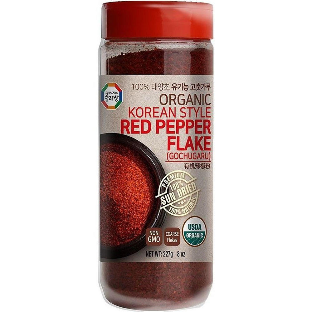 Surasang Organic Korean-Style Red Pepper Powder, 8 oz
