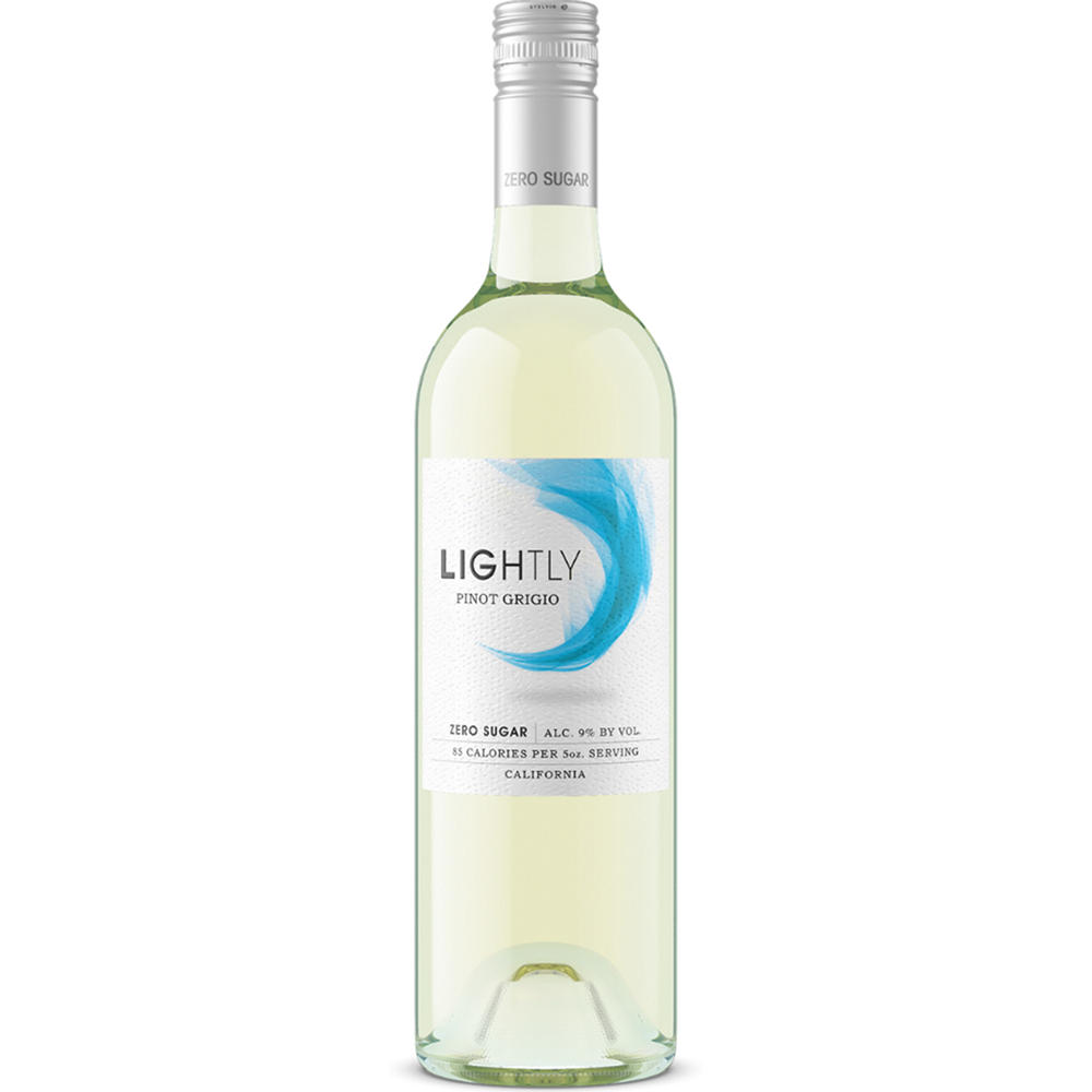 Lightly Pinot Grigio California White Wine, 750 mL