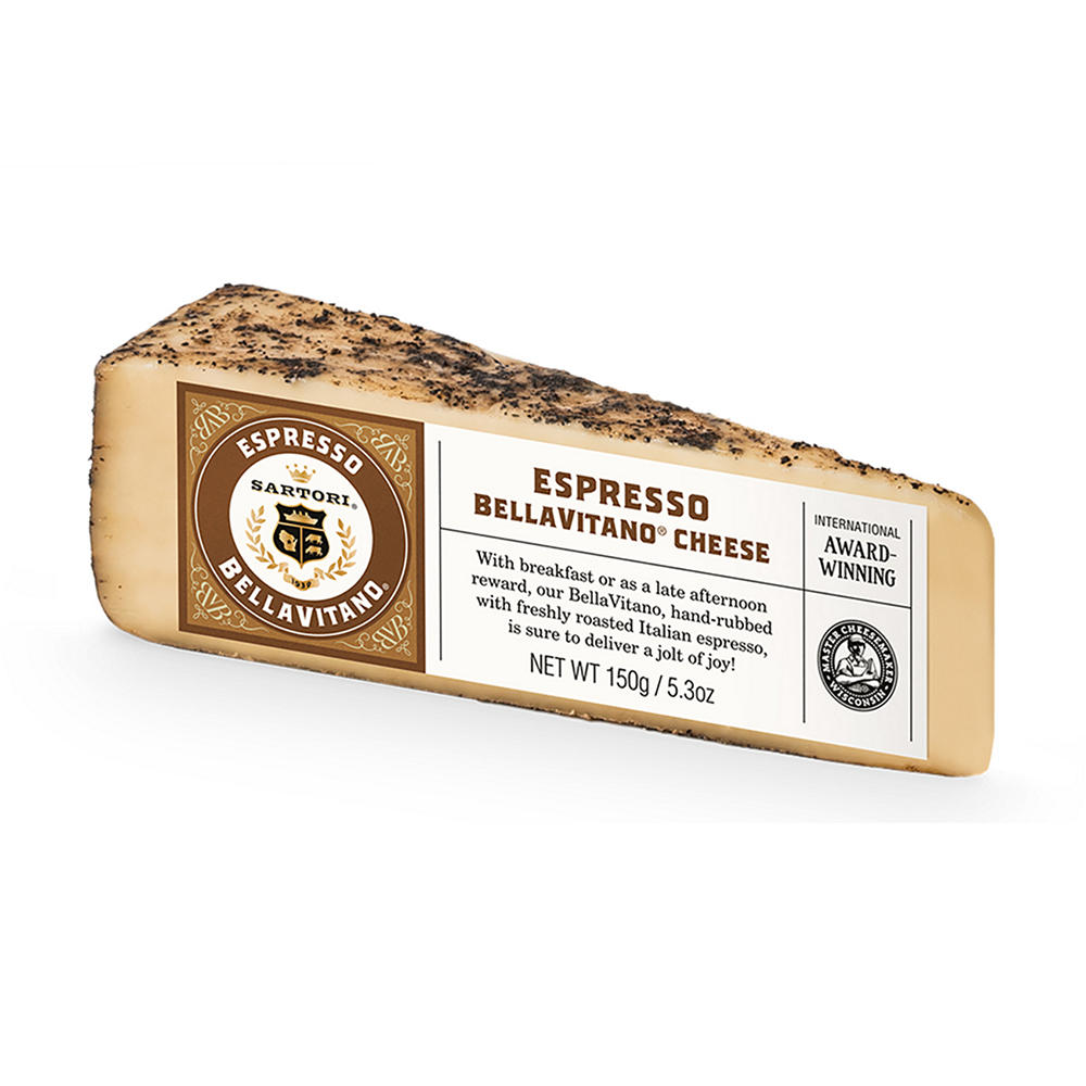 Sartori Espresso BellaVitano Cheese Wedge, 5.3 oz