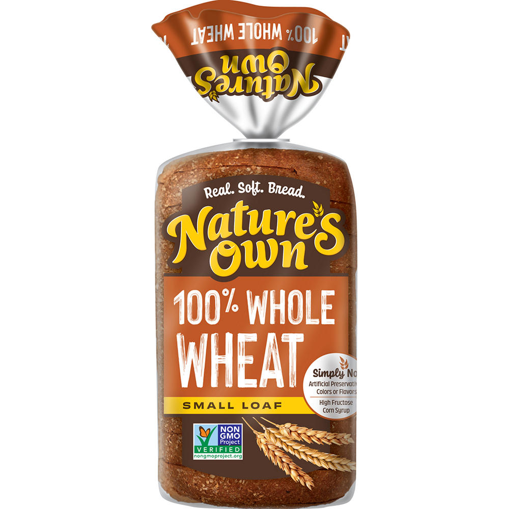 Nature's Own Small Loaf 100% Whole Wheat Bread, 12 oz