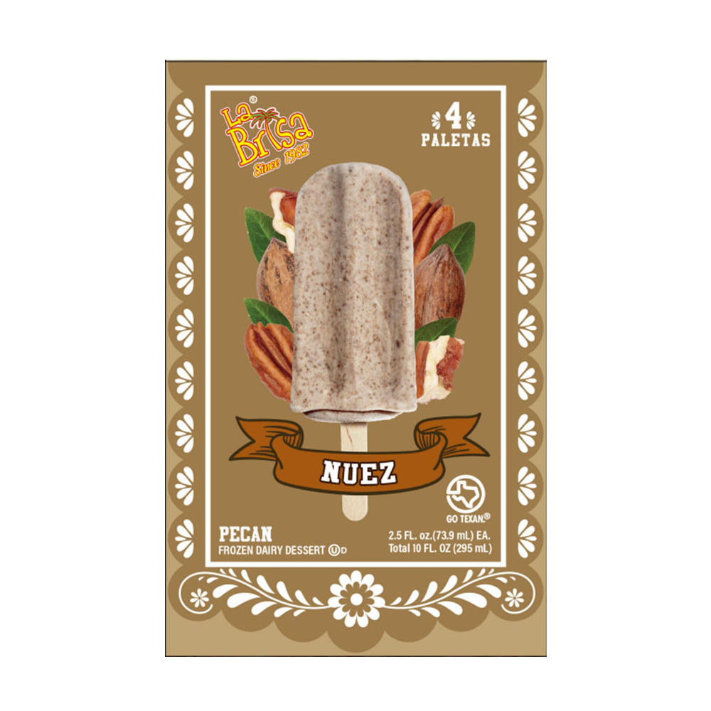 La Brisa Nuez Pecan Paletas, 4 ct