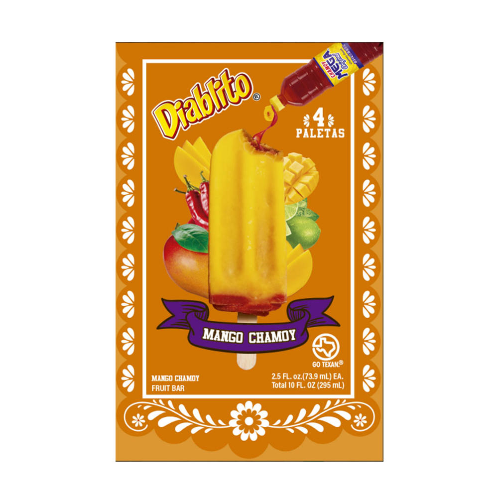 La Brisa Mango Chamoy Paletas, 4 ct