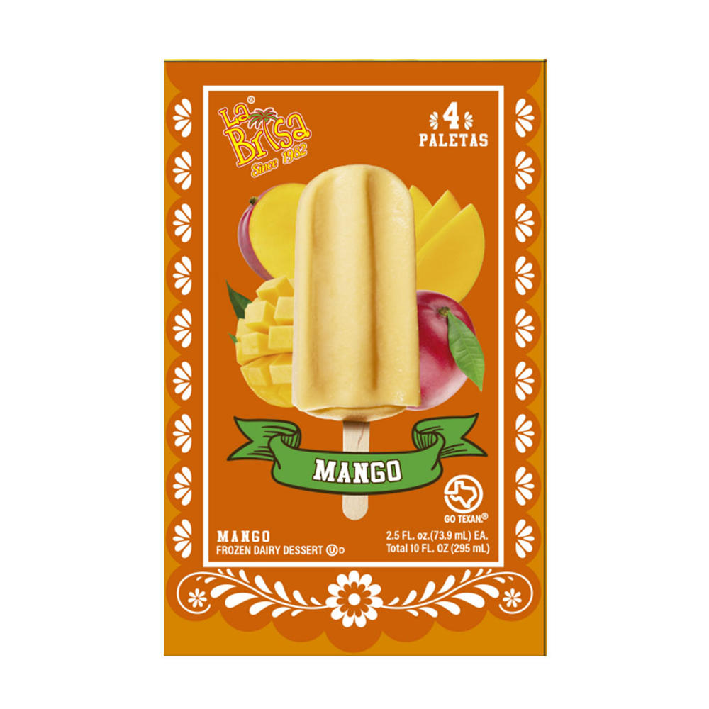 La Brisa Mango Paletas, 4 ct