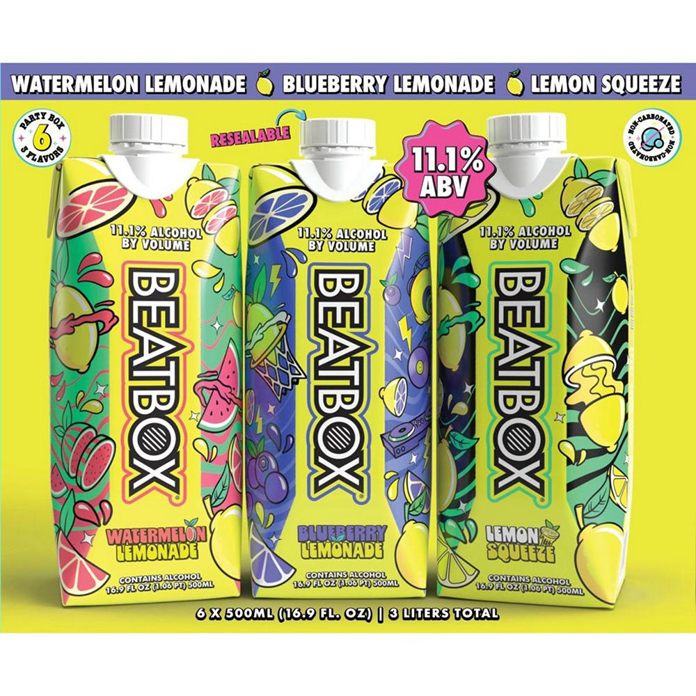 BeatBox Lemonade Variety 6 pk Boxes, 16.9 oz