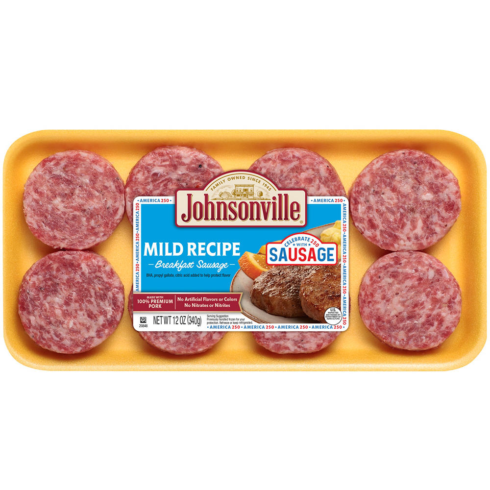 Johnsonville Original Breakfast Sausage Patty, 12 oz