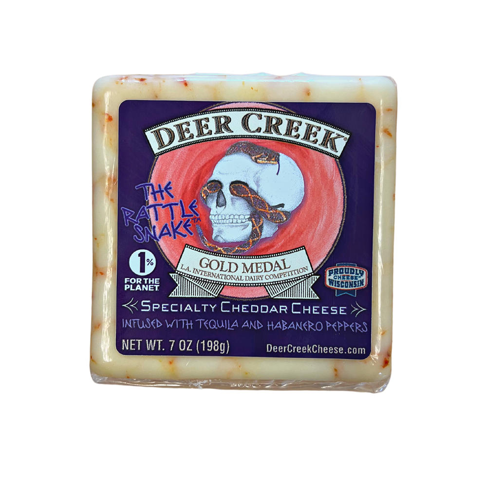 Deer Creek The Rattlesnake Cheddar Cheese, 7 oz