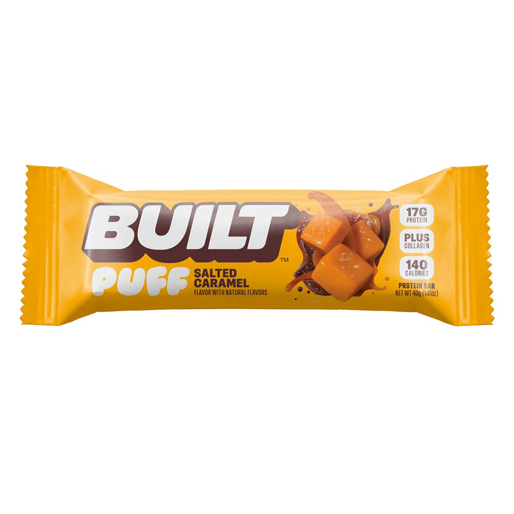 BUILT Puff 17g Protein Bar - Salted Caramel, 1.41 oz