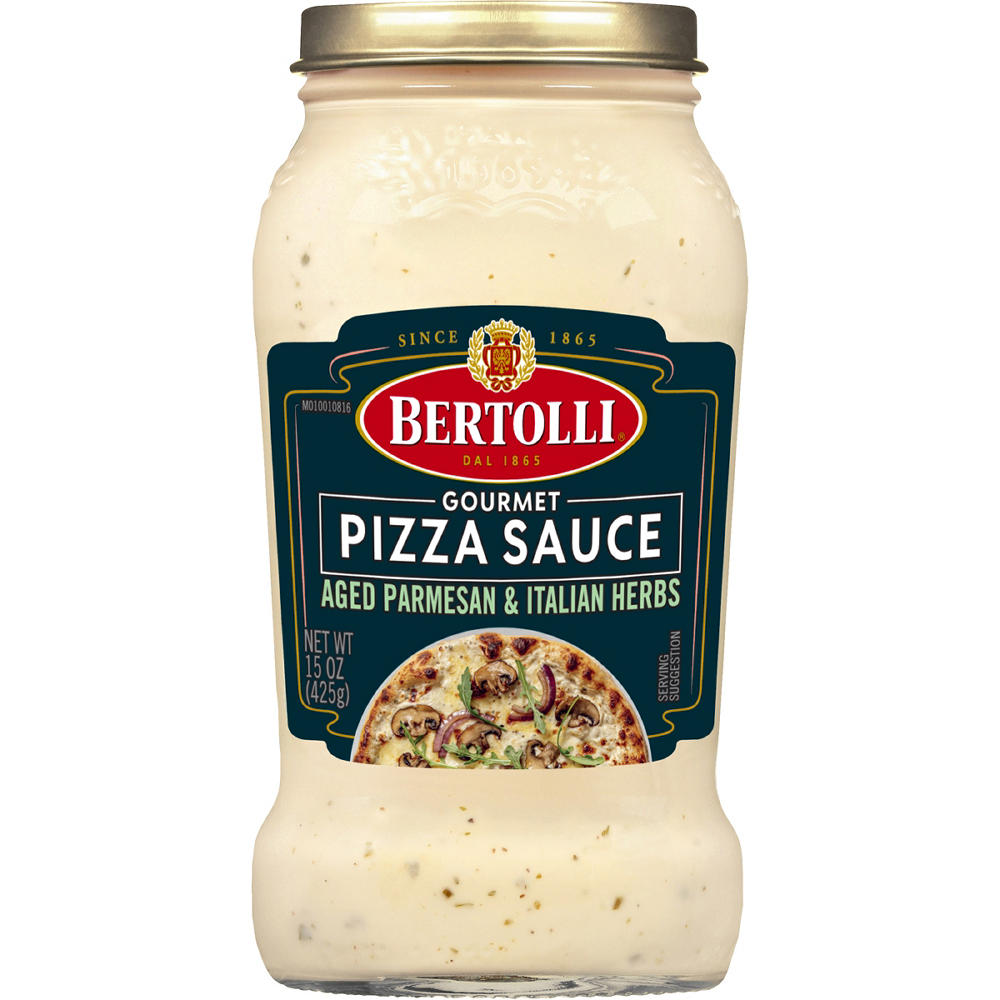 Bertolli Gourmer Pizza Sauce Aged Parmesan & Italian Herbs, 15 oz