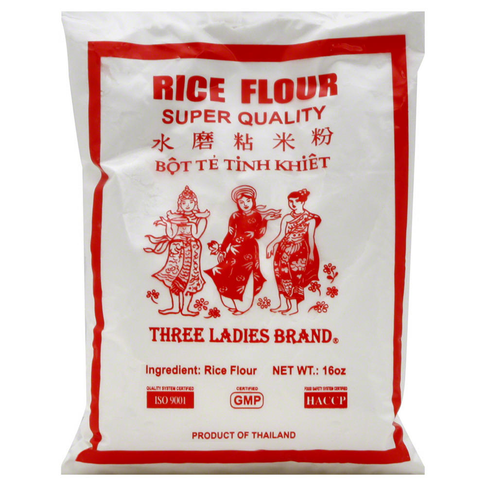 Three Ladies Rice Flour, 16 oz