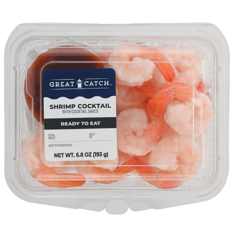 Great Catch Cooked Shrimp Cocktail, 6.8 oz