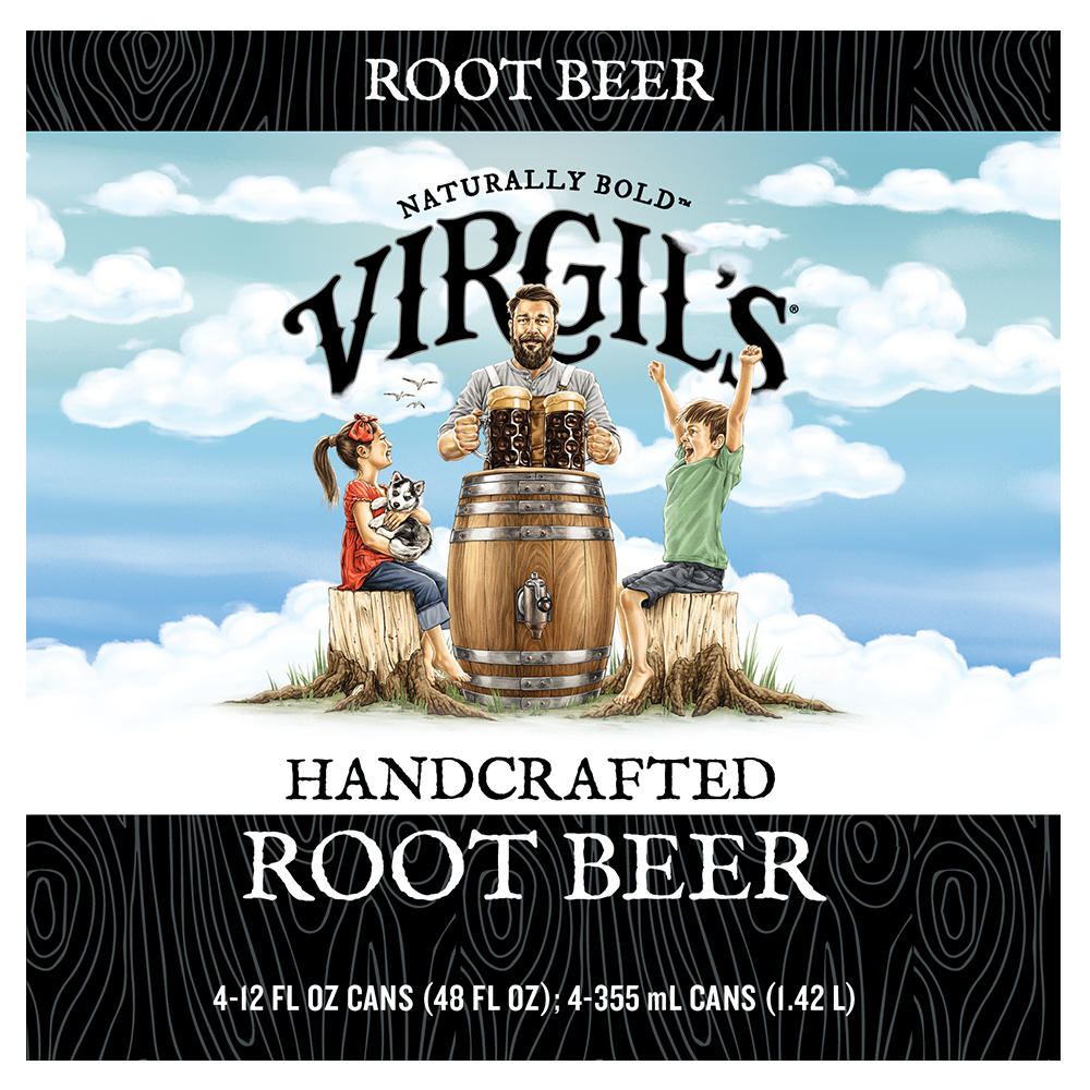 Virgil's Handcrafted Root Beer, 4 ct