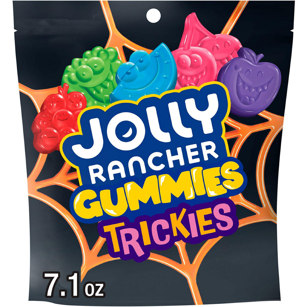 Jolly Rancher Trickies Assorted Fruit Flavored Halloween Candy, 7.1 oz