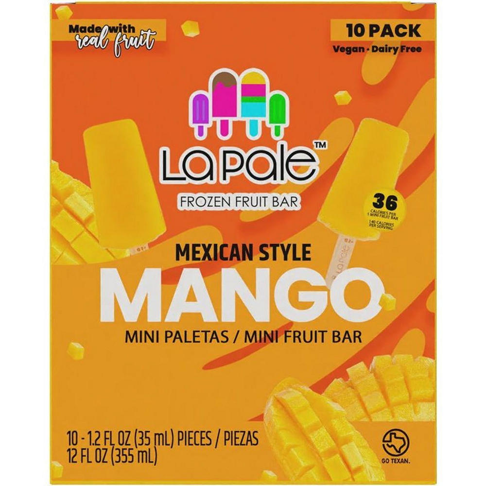 La Pale Mini Mango Paletas, 10 ct
