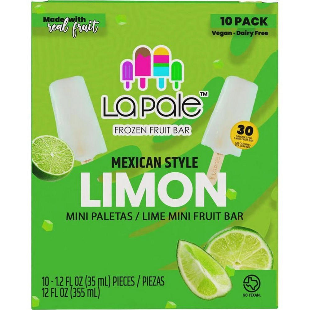 La Pale Mini Limon Paletas, 10 ct