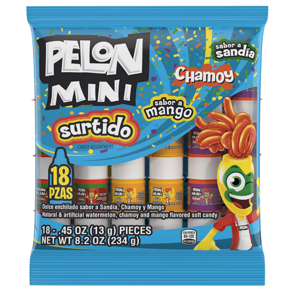 Pelon Mini Assorted Surtido Soft Candy, 18 ct