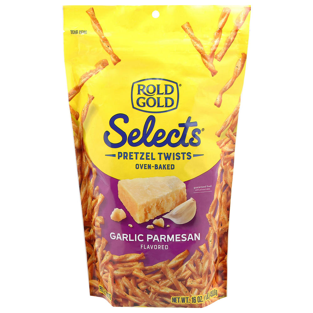 Rold Gold Selects Garlic Parmesan Pretzel Twists, 16 oz