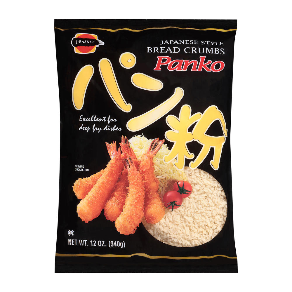J-Basket Japanese-Style Panko Breadcrumbs, 12 oz
