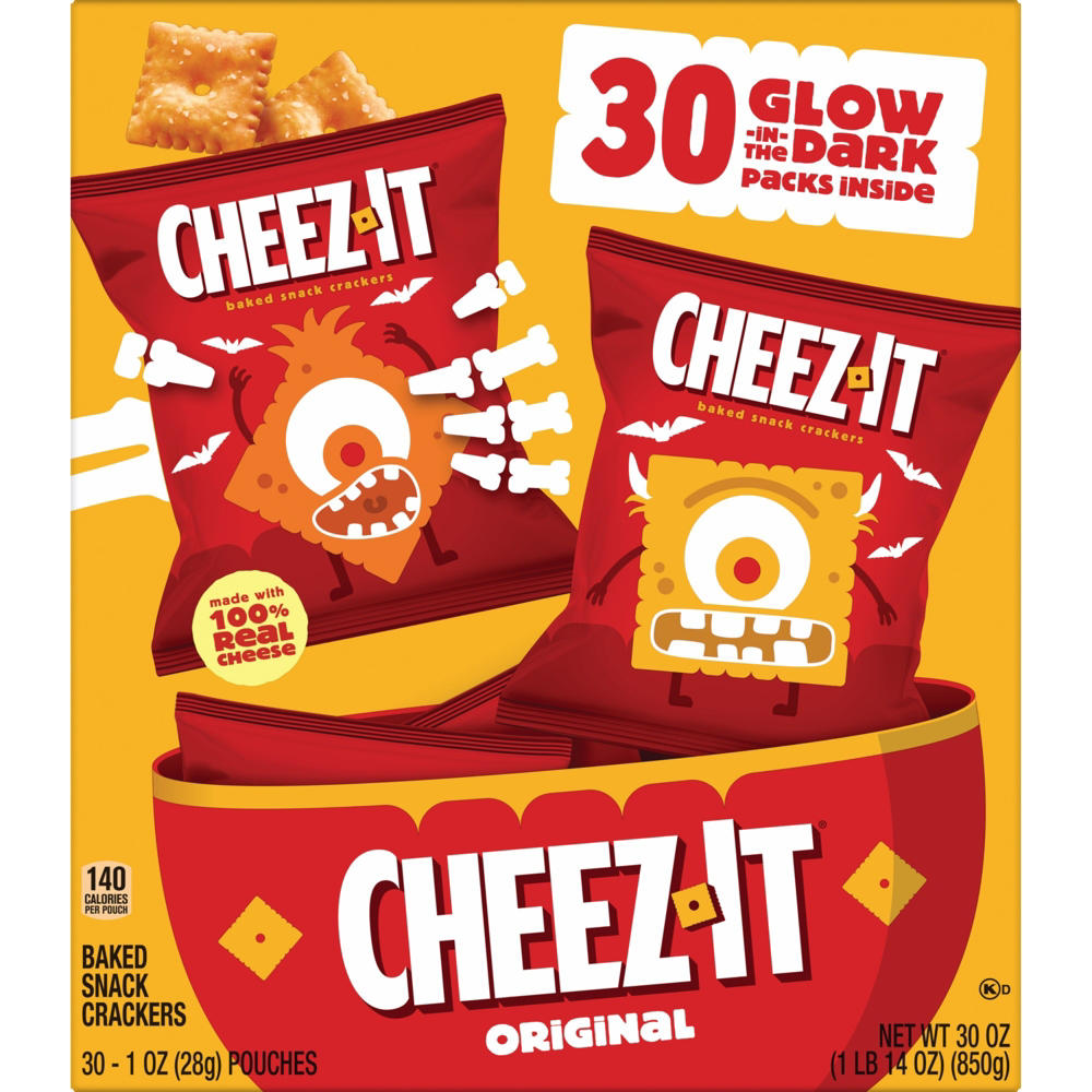 Cheez-It Limited Edition Baked Snack Crackers, 30 ct