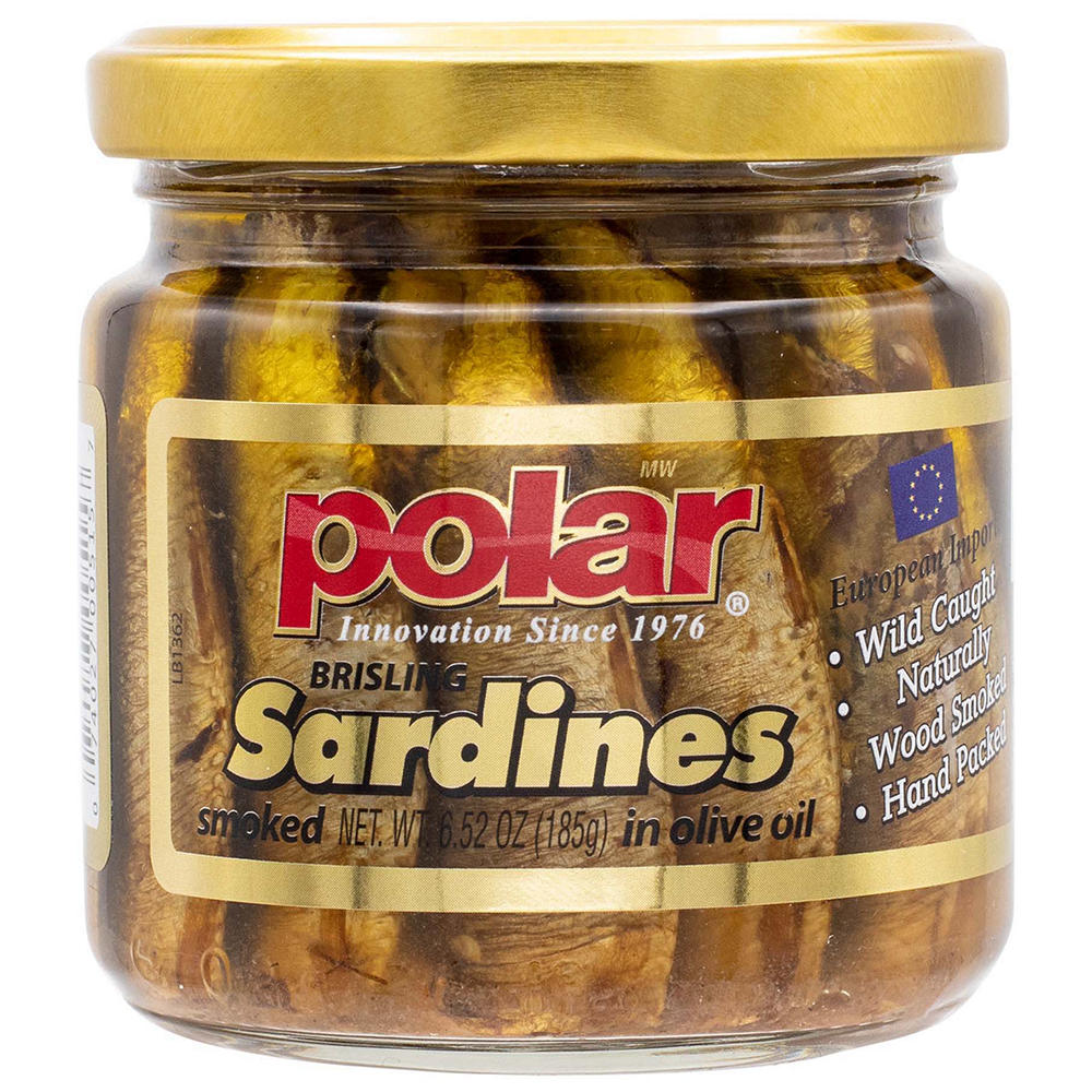 MW Polar Smoked Brisling Sardines, 6.5 oz