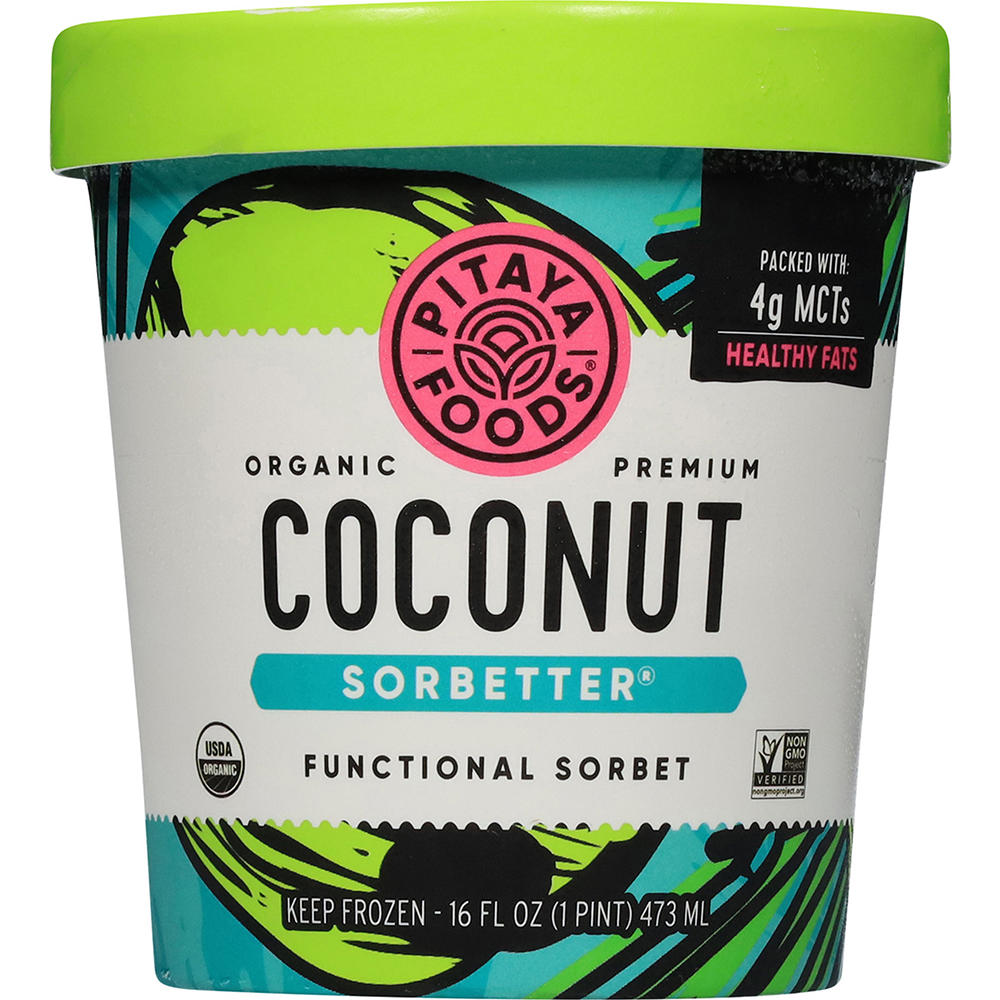 Pitaya Foods Organic Coconut Sorbetter, 1 pt