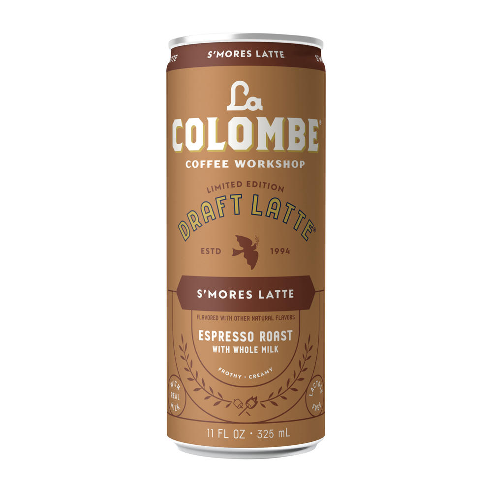 La Colombe S'mores Draft Latte Espresso Roast with Milk, 11 oz