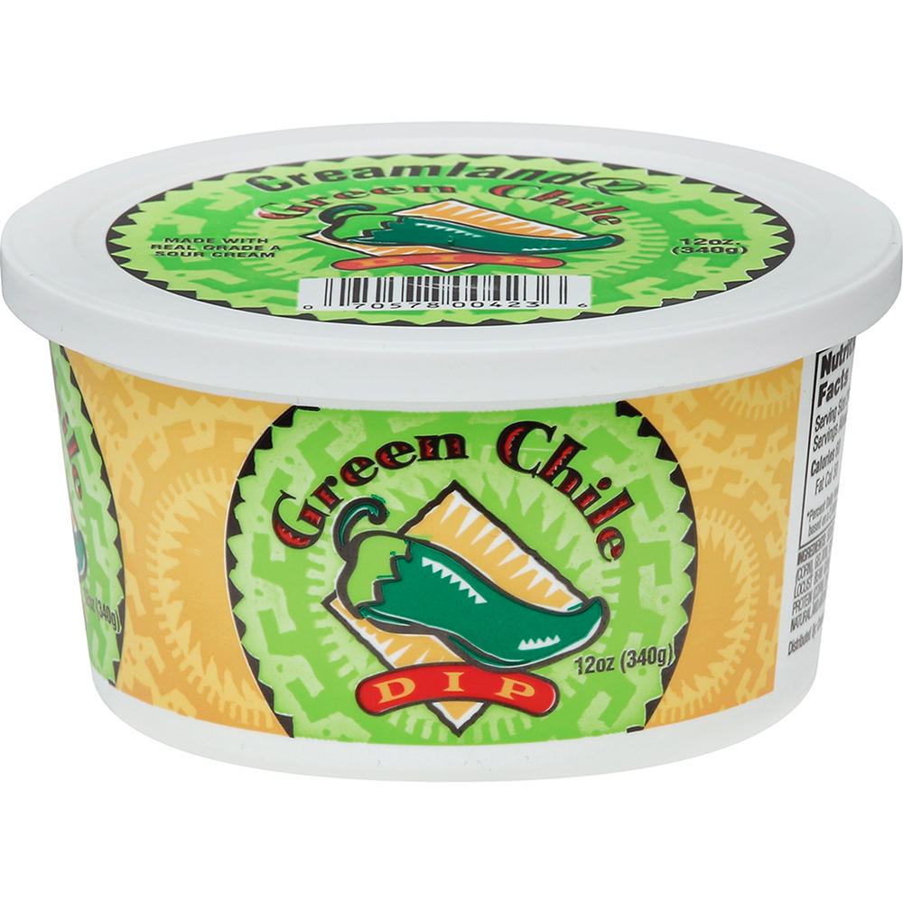 Creamland Green Chile Sour Cream Dip, 12 oz