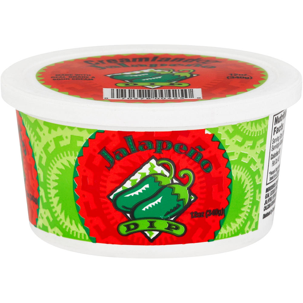 Creamland Jalapeno Sour Cream Dip, 12 oz